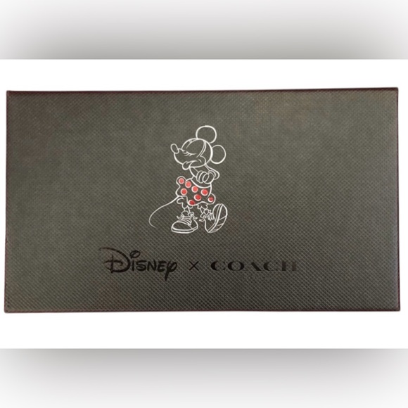 NWT Coach Minnie Mouse Rollerskate Key Chain Bag Charm Special Edition, with Box - Picture 5 of 5